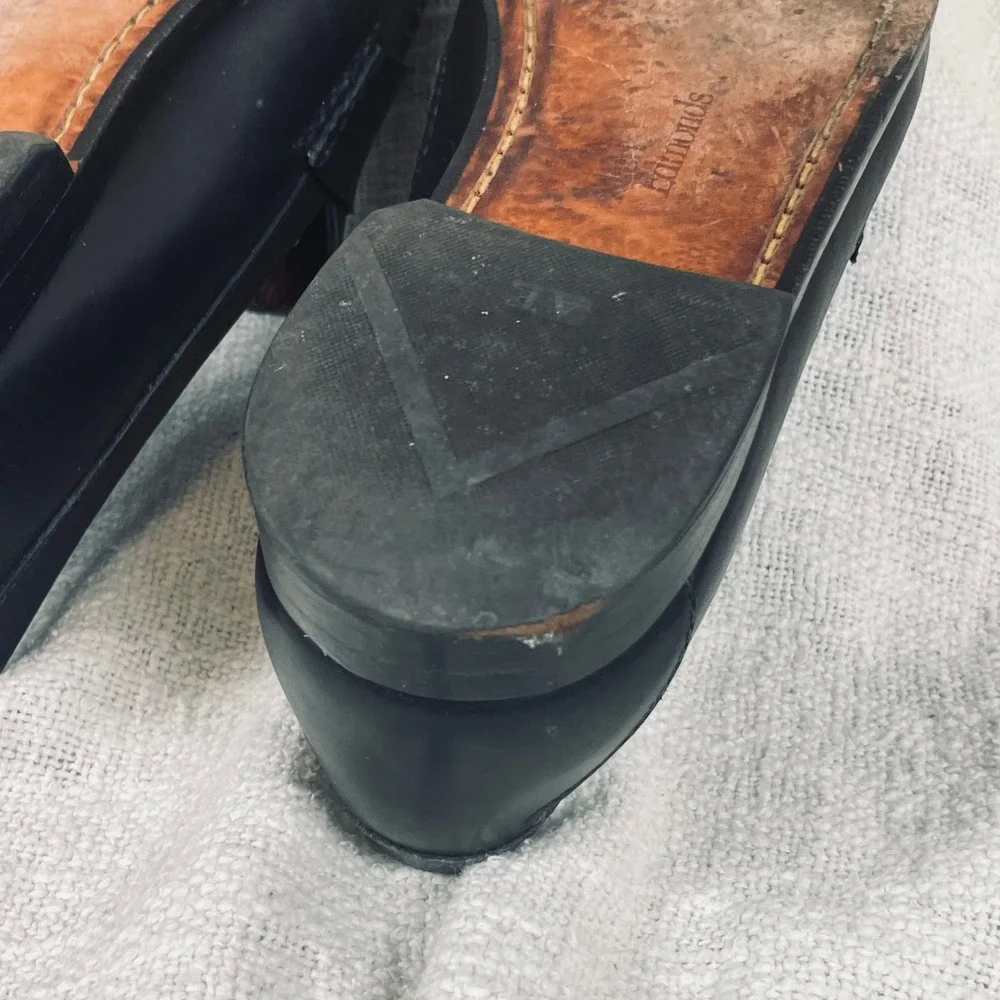Allen Edmonds Cavanaugh Loafers Mens 10 E Black Leather Penny Dress Made USA